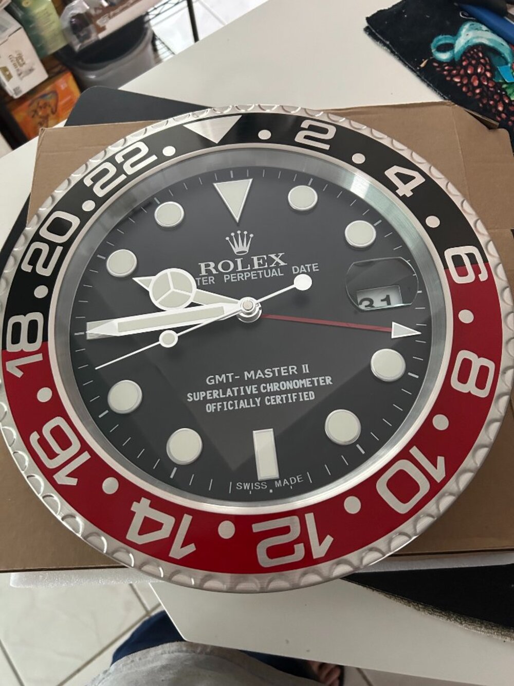 GMT Master II Series RX102--Wall Clock